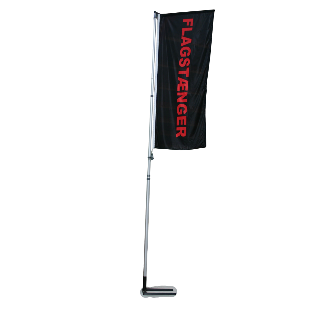 Teleskopflagstang 5,5m til Logoflag
