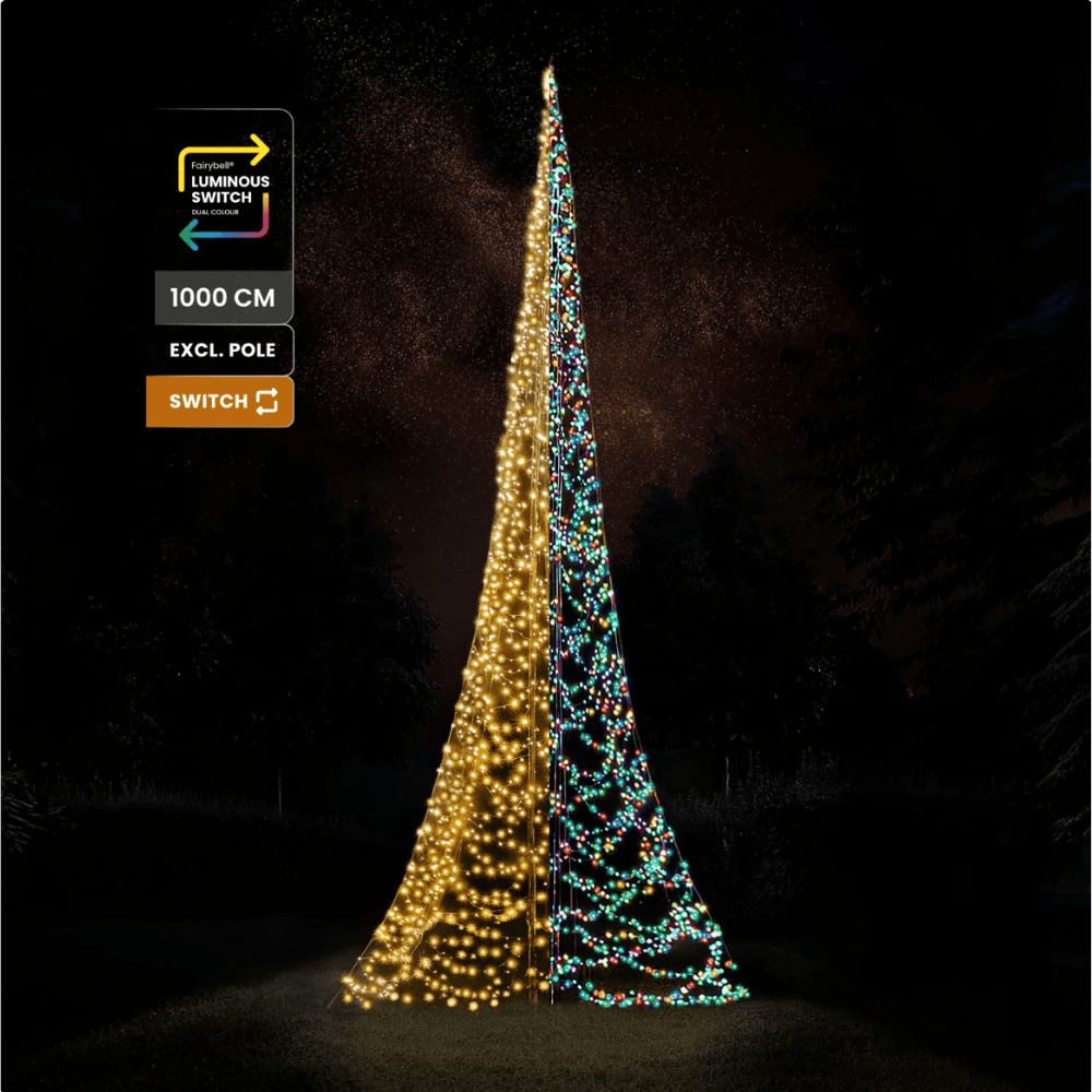 Fairybell Premium 10 meter med 2048 LED og Luminous Switch - Billede 4